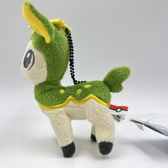 Pokémon Summer Deerling Green Small Plush Keychain NWT RARE USA SELLER READ - Picture 3 of 13